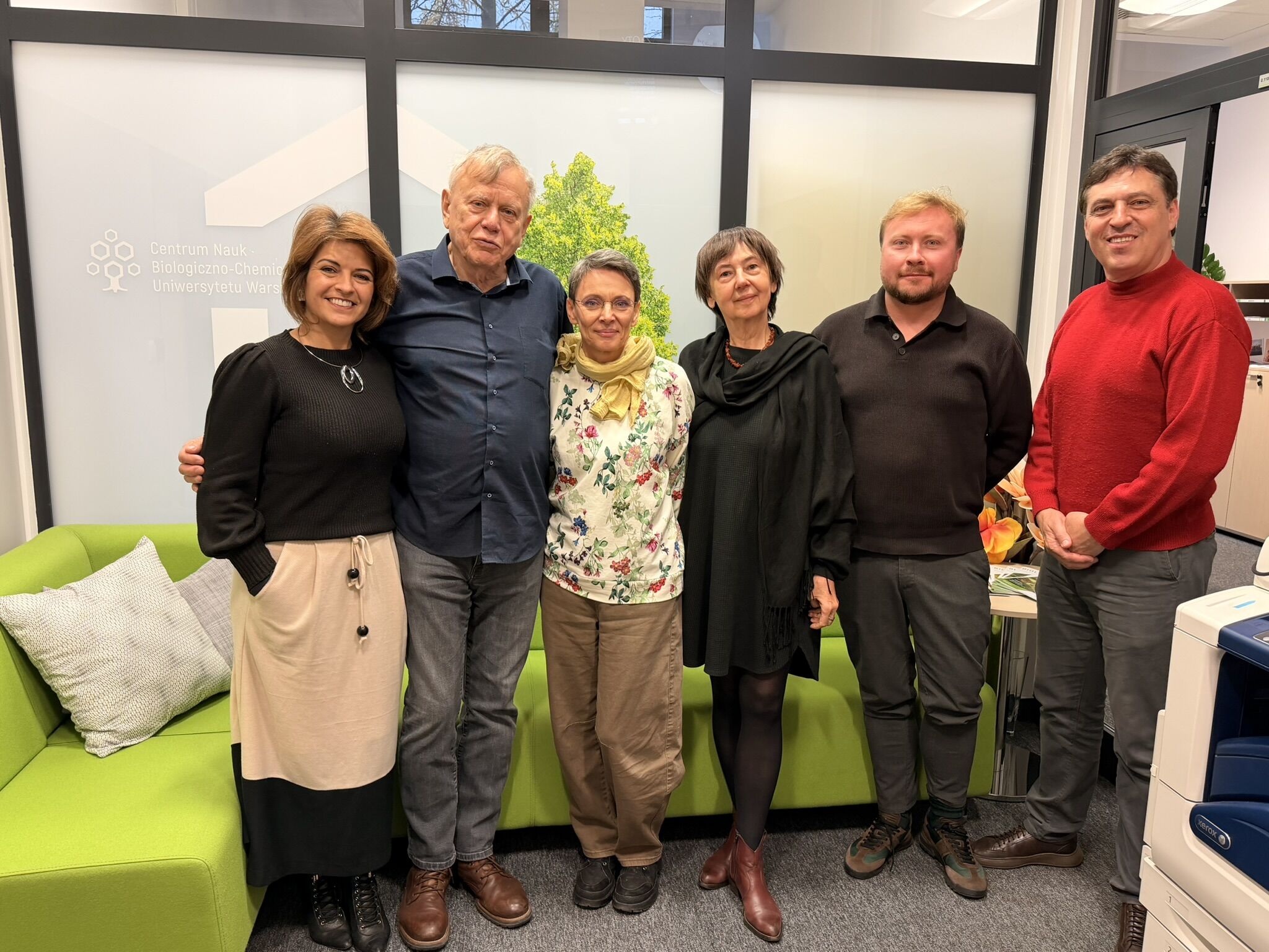 Jiri and other researchers in Warsaw