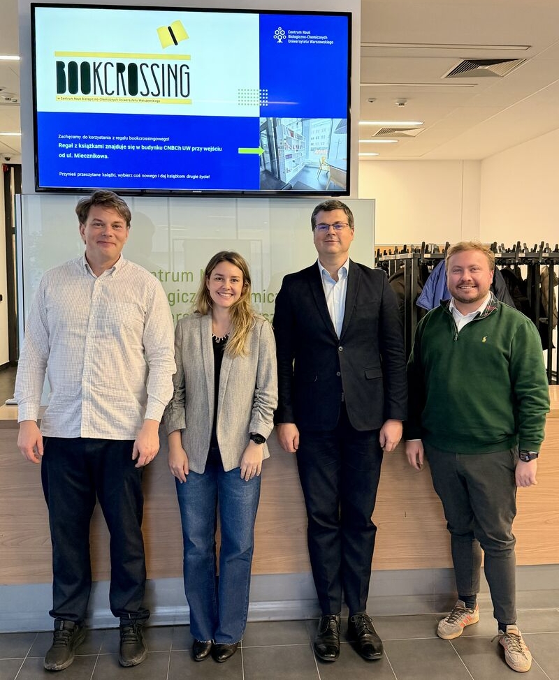 Jan and other researchers in Warsaw